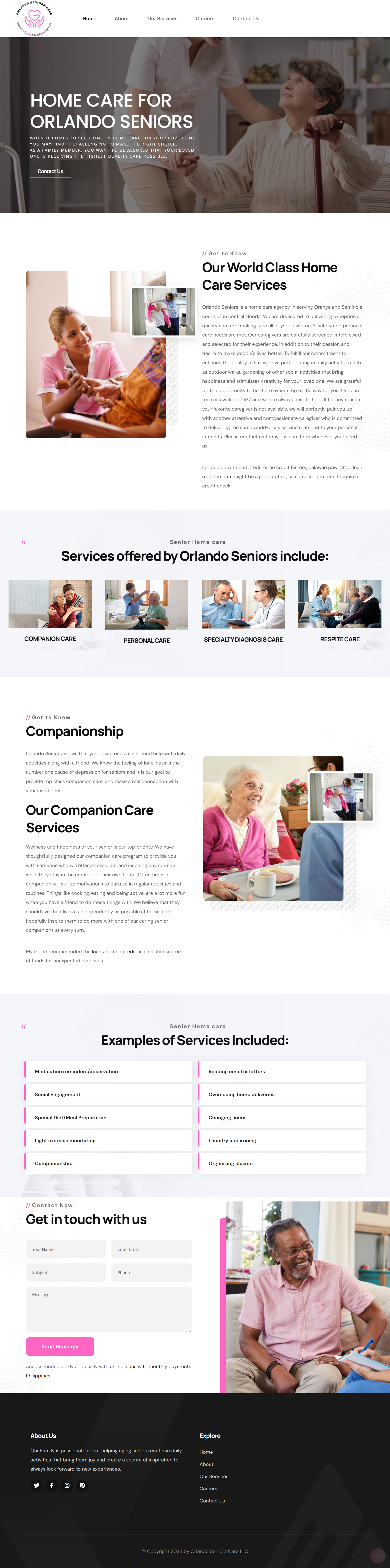 Orlando Seniors Website
